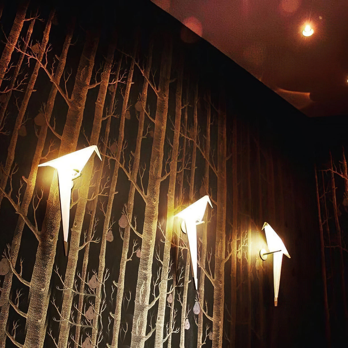 Perching Bird Wall Lamp