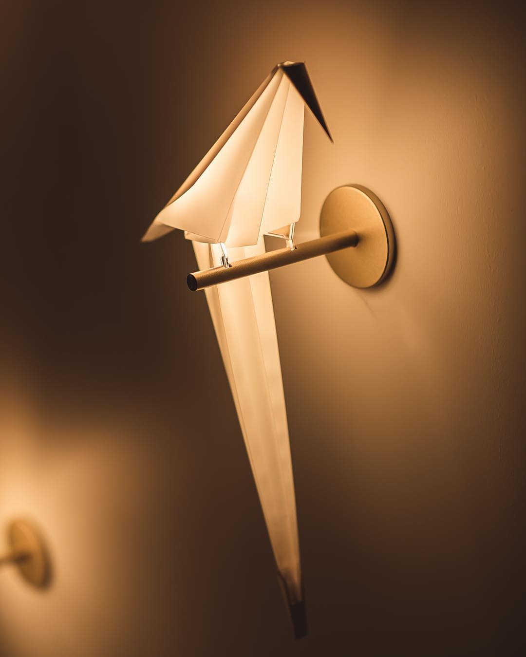 Perching Bird Wall Lamp