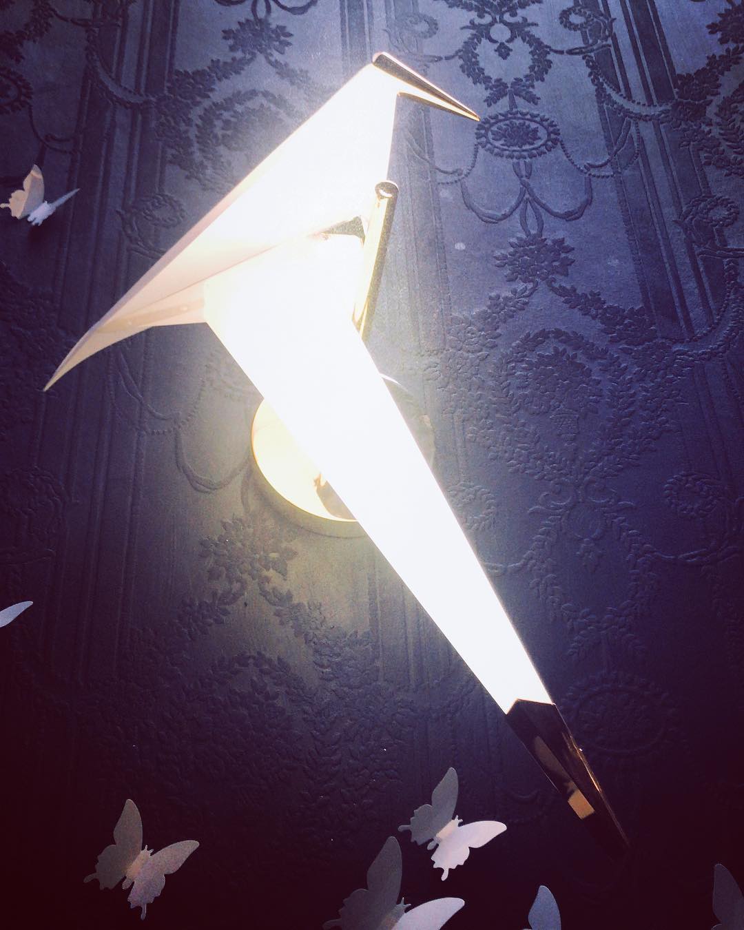 Perching Bird Wall Lamp