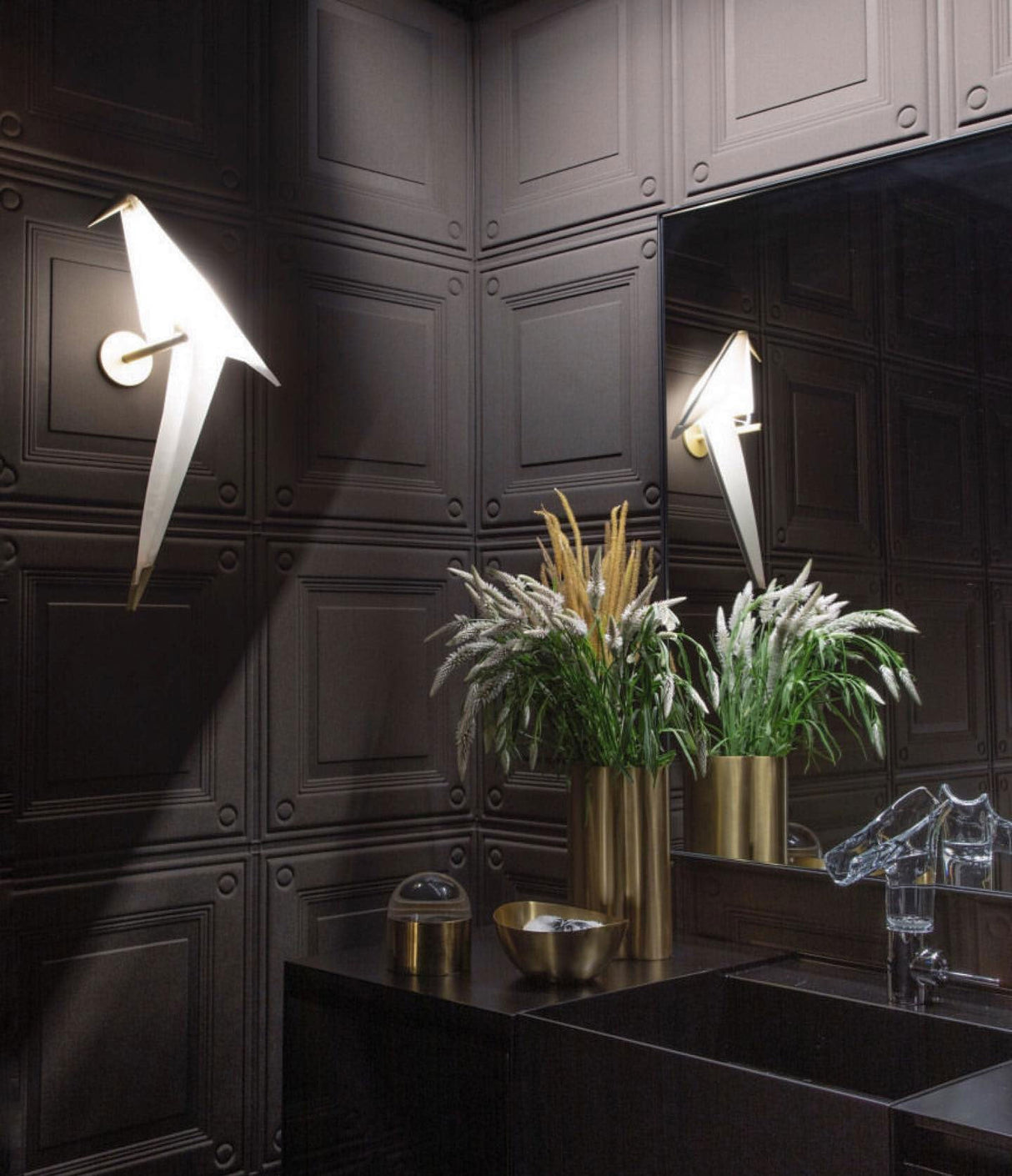 Perching Bird Wall Lamp