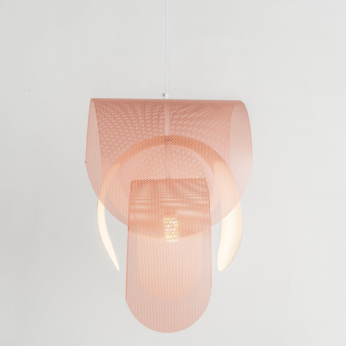 Perforated Metal Pendant Light