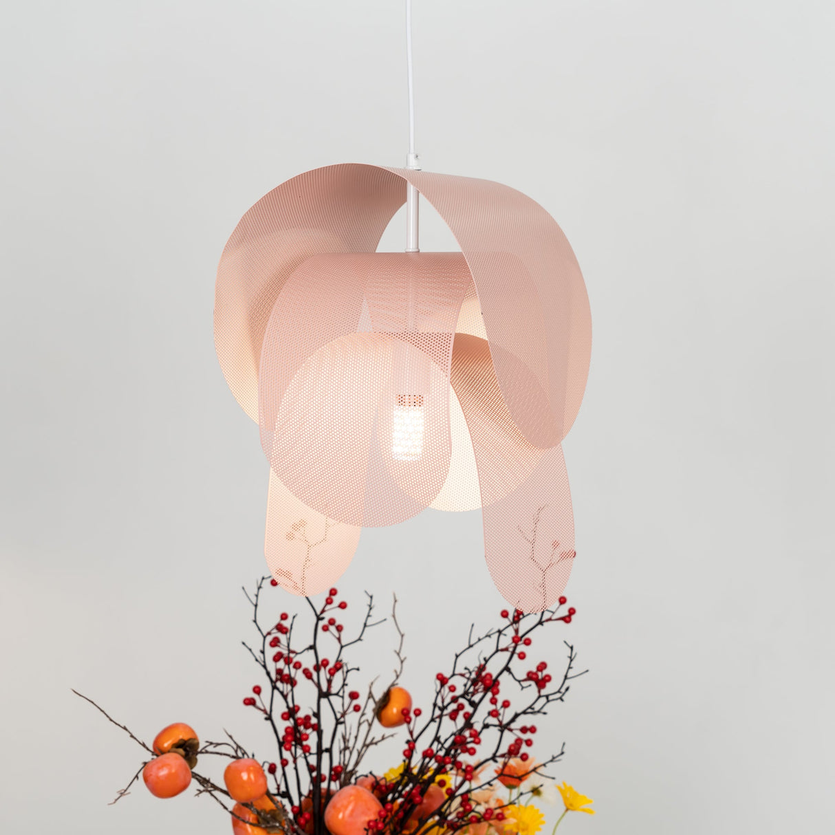 Perforated Metal Pendant Light