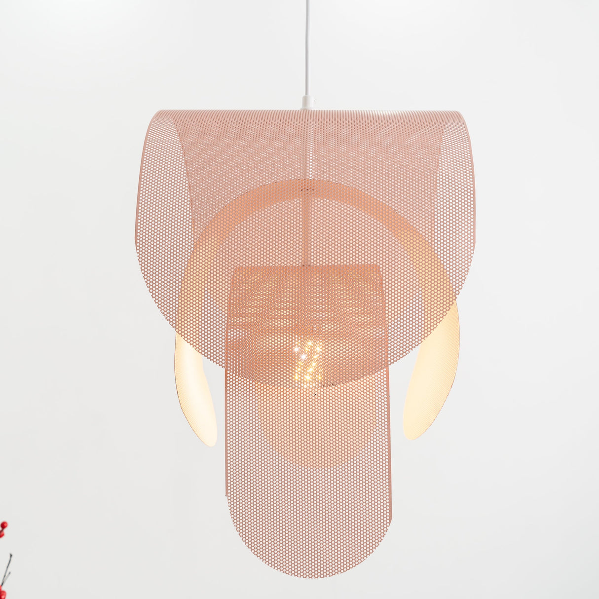 Perforated Metal Pendant Light