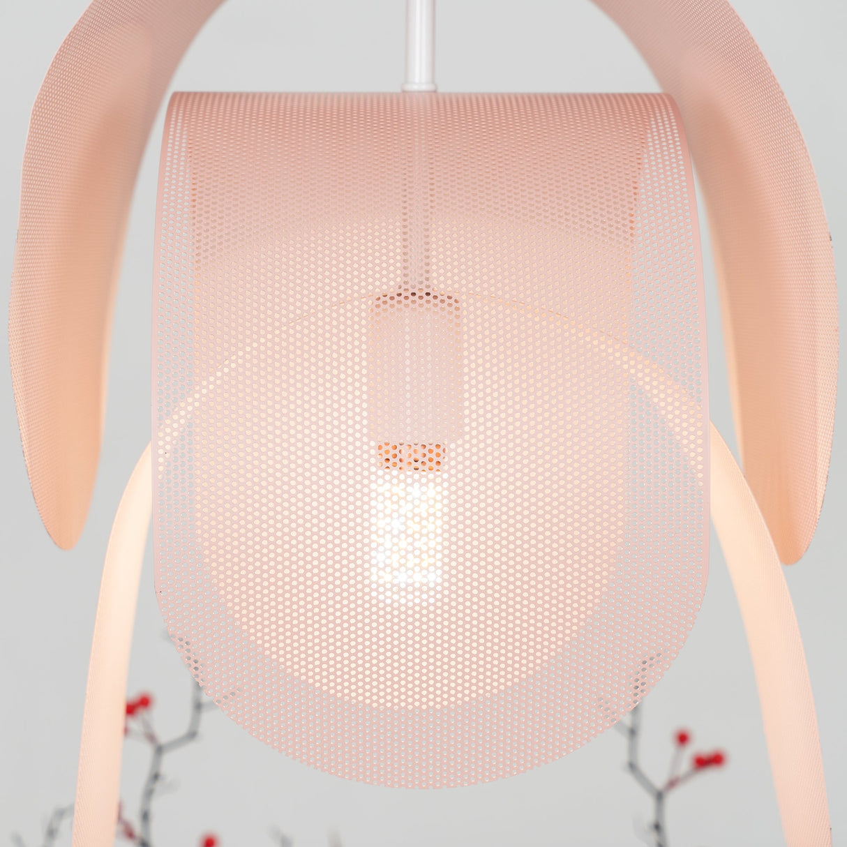 Perforated Metal Pendant Light
