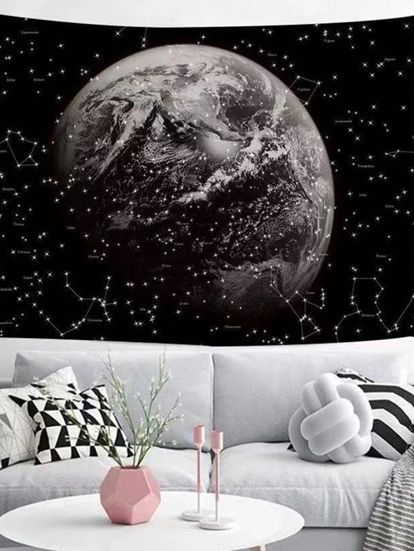 Planet Print Tapestry
