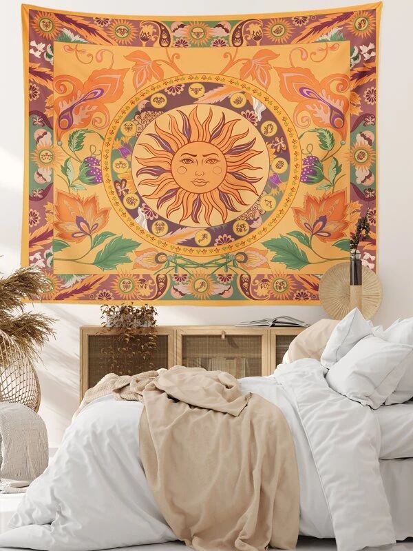 Ancient Style Print Tapestry