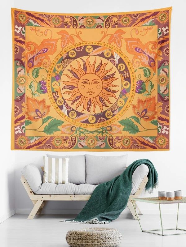 Ancient Style Print Tapestry