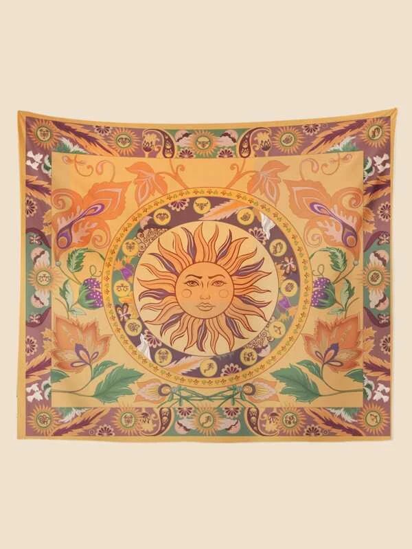 Ancient Style Print Tapestry