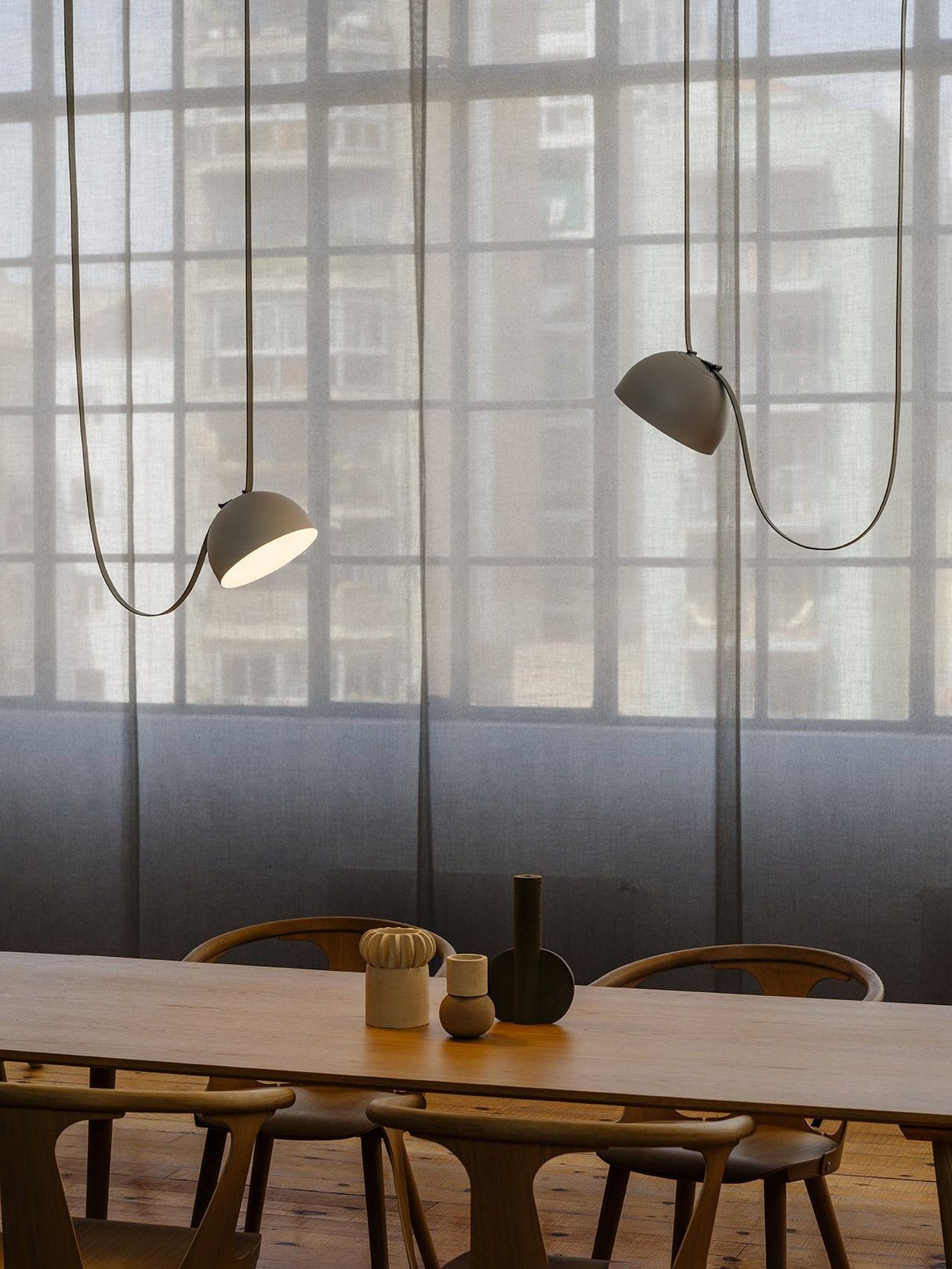 Plusminus Semispheres Pendant Light