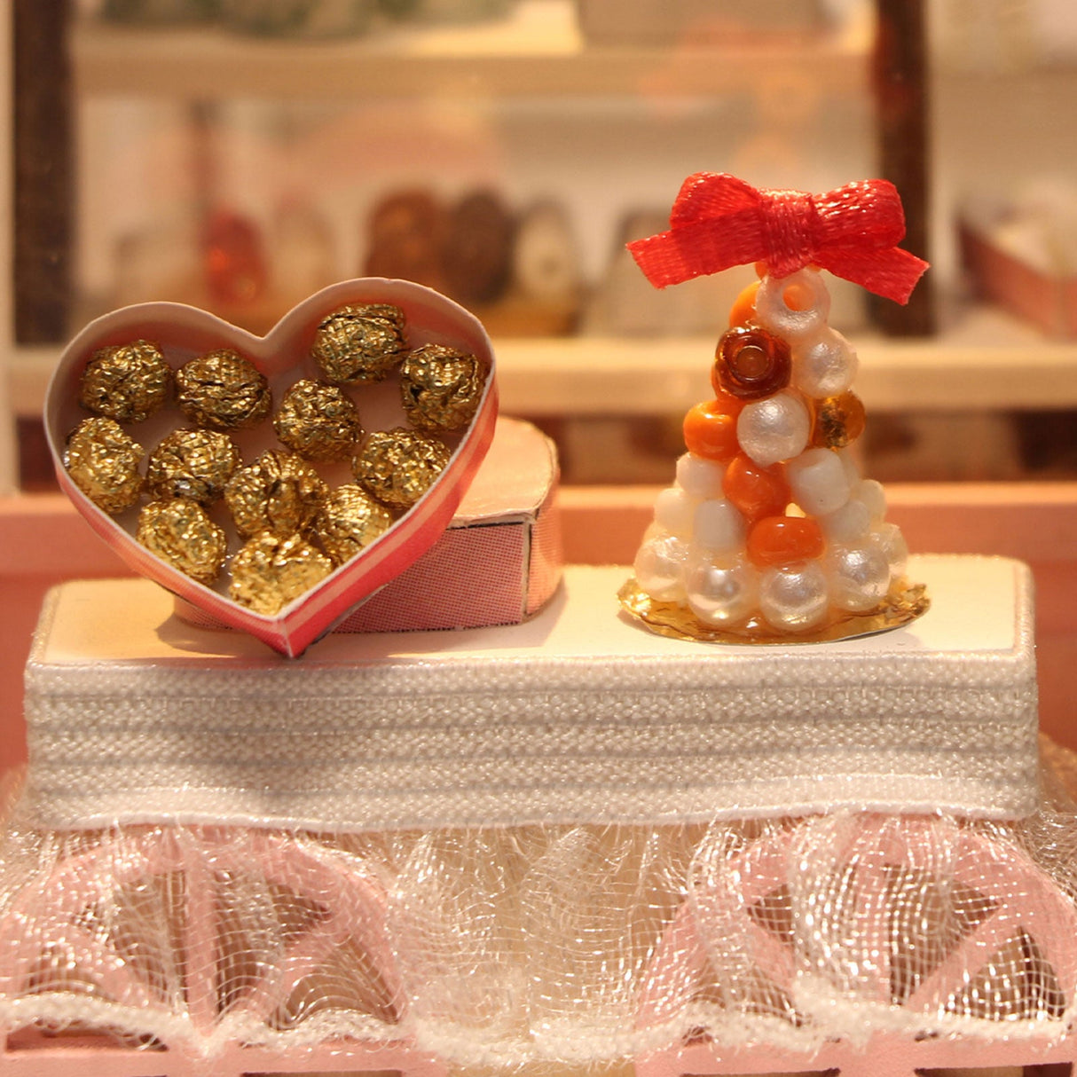 Miniature Dollhouse Kit, Chocolate Shop
