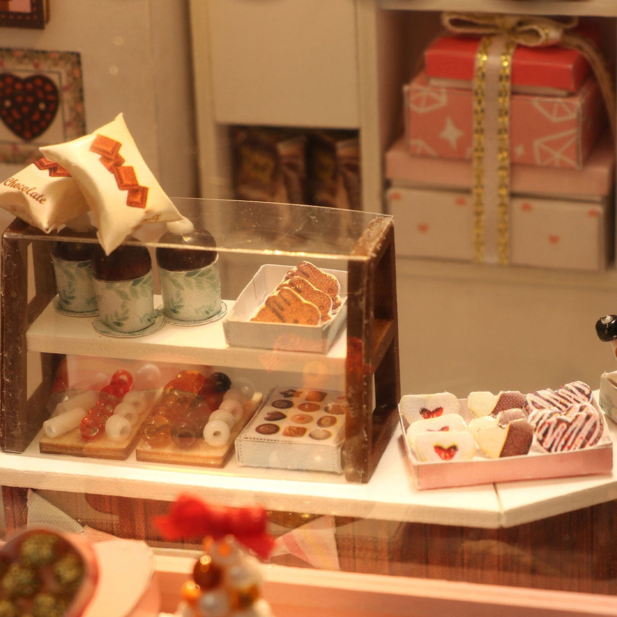 Miniature Dollhouse Kit, Chocolate Shop