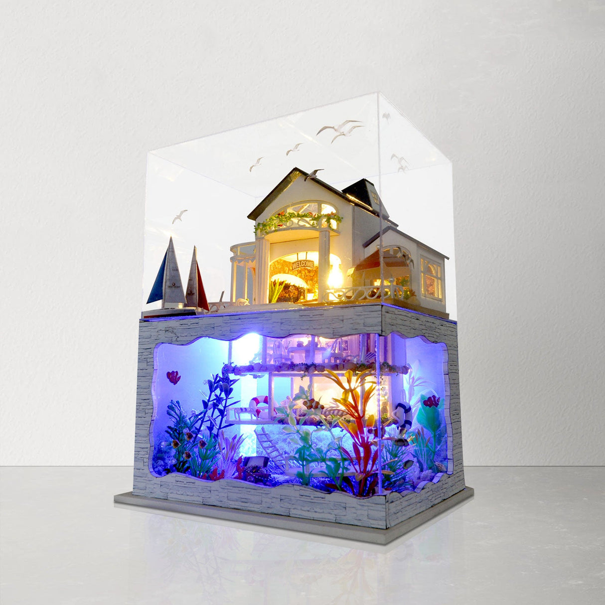 DIY Dollhouse Kit, Beachside Bungalow