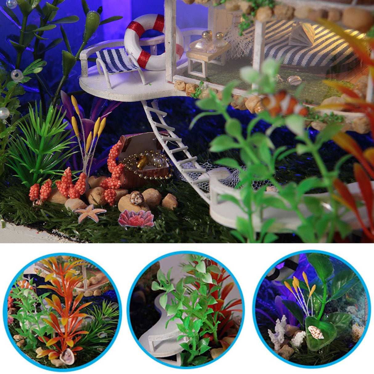 DIY Dollhouse Kit, Beachside Bungalow