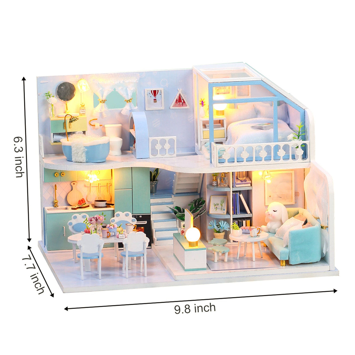 DIY Dollhouse Kit, Living Room
