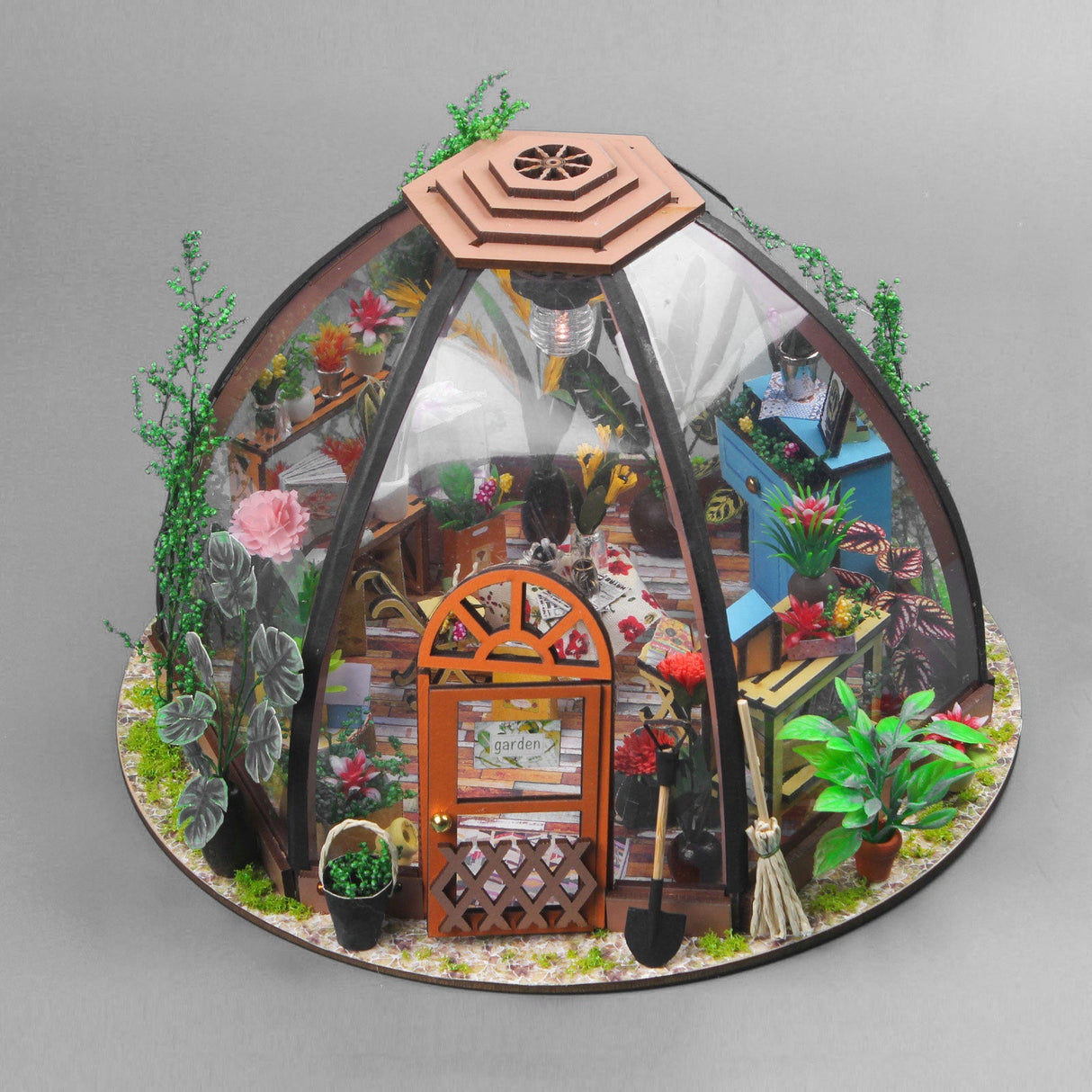 Dollhouse Miniature, Green Plants Shop