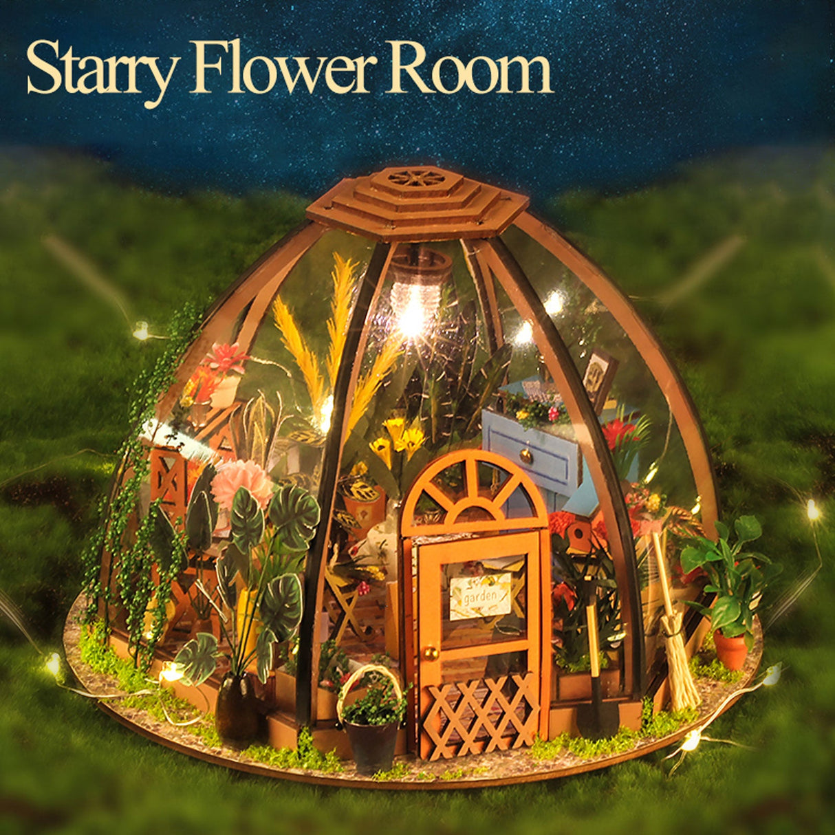 Dollhouse Miniature, Green Plants Shop