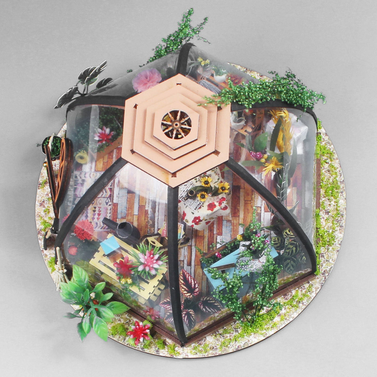 Dollhouse Miniature, Green Plants Shop