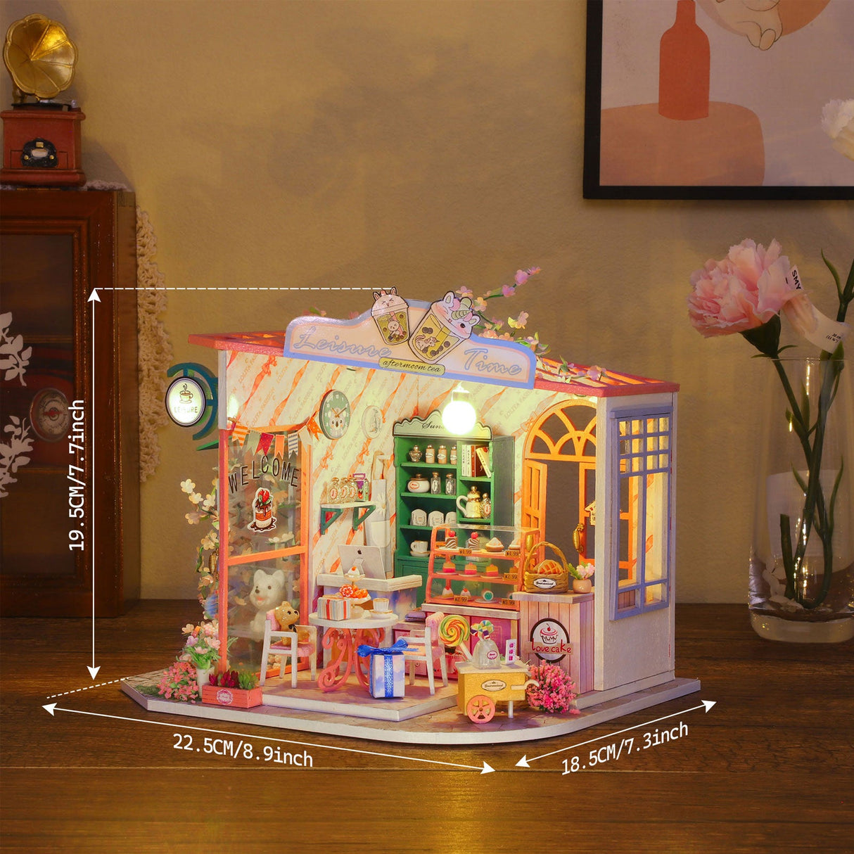 DIY Dollhouse Kit, Tea Time