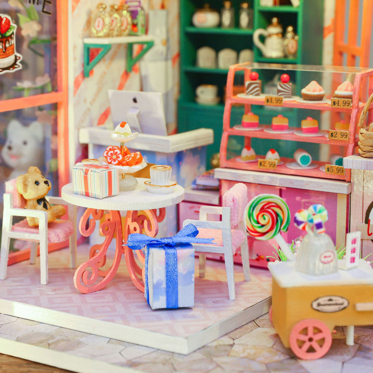 DIY Dollhouse Kit, Tea Time