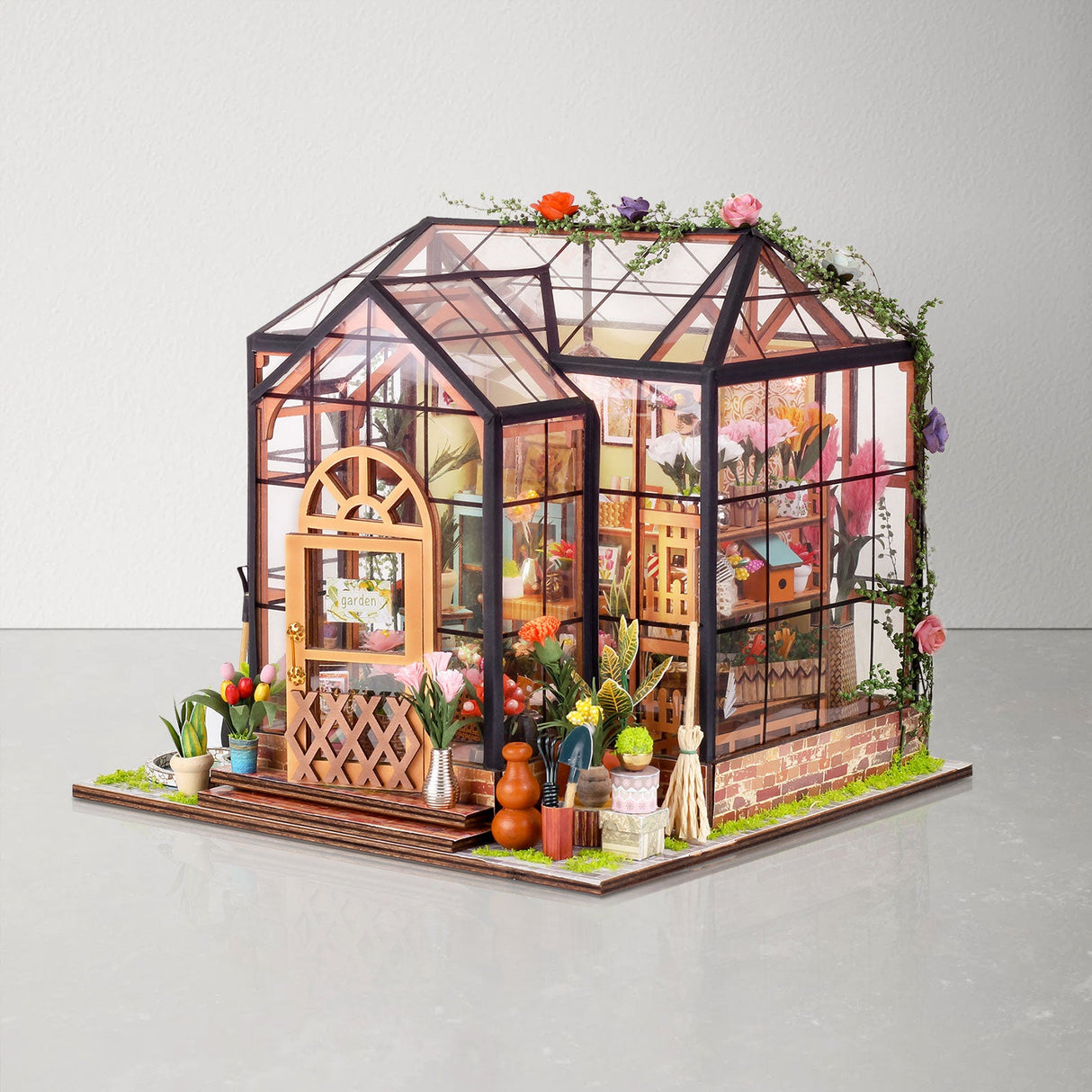 DIY Dollhouse Kit, Jenny Greenhouse Flower Shop
