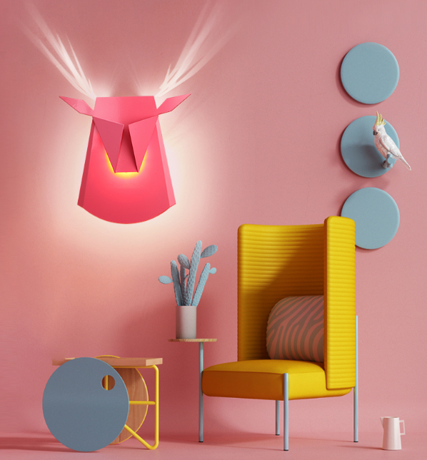 Antlers Decorative Wall Sconce