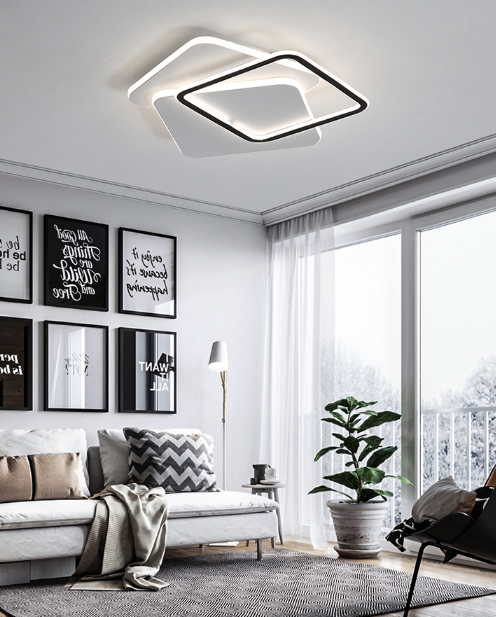 Geometric Modern LED Ceiling Lamp