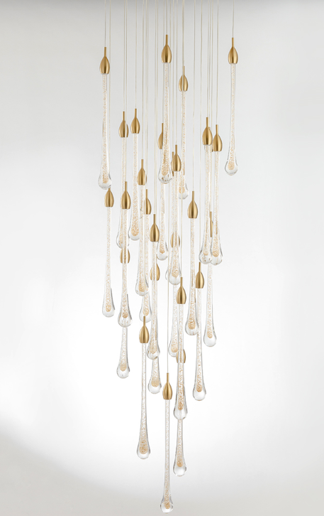Allure LED Glass Ceiling Chandelier