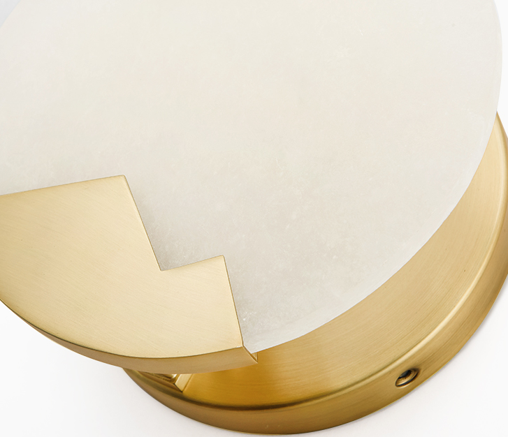 Decorative Marble Wall Sconce