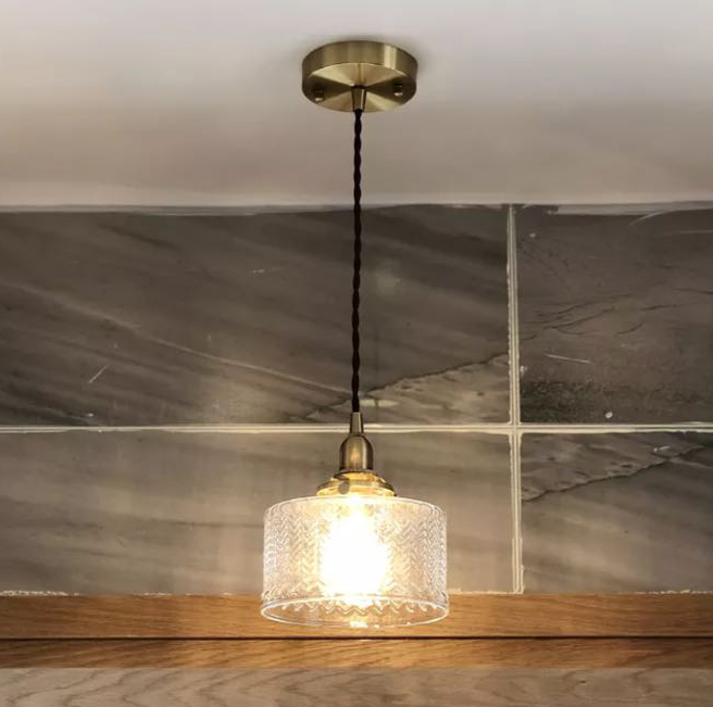 Matilda Glass Mid Century Pendant Light