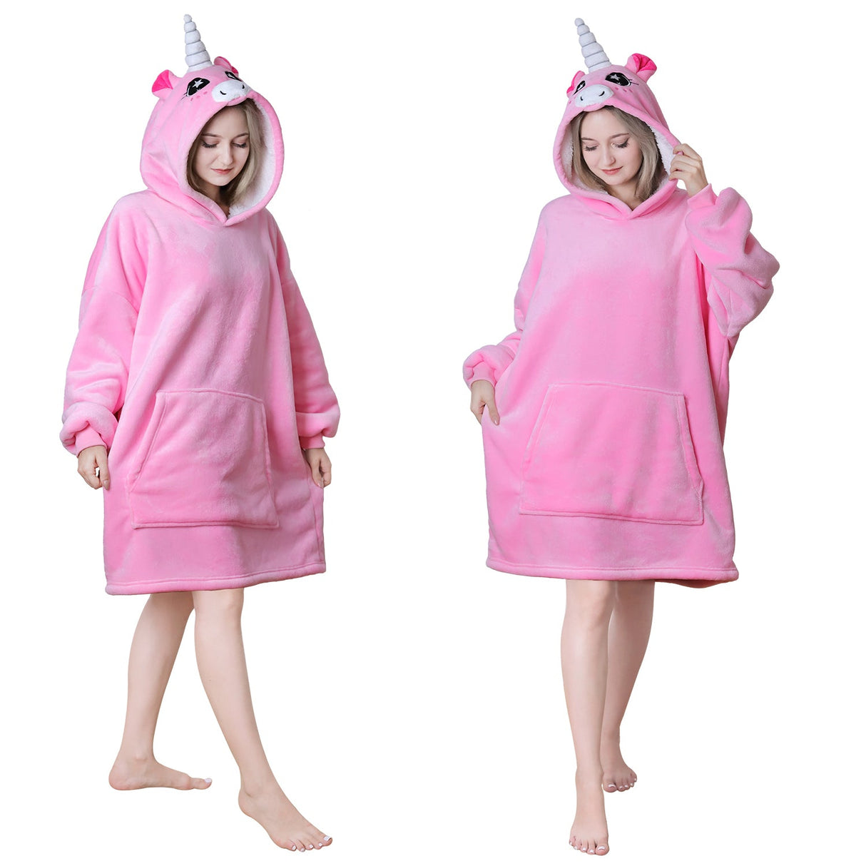 Unicorn Oversized Hoodie Wearable Blanket