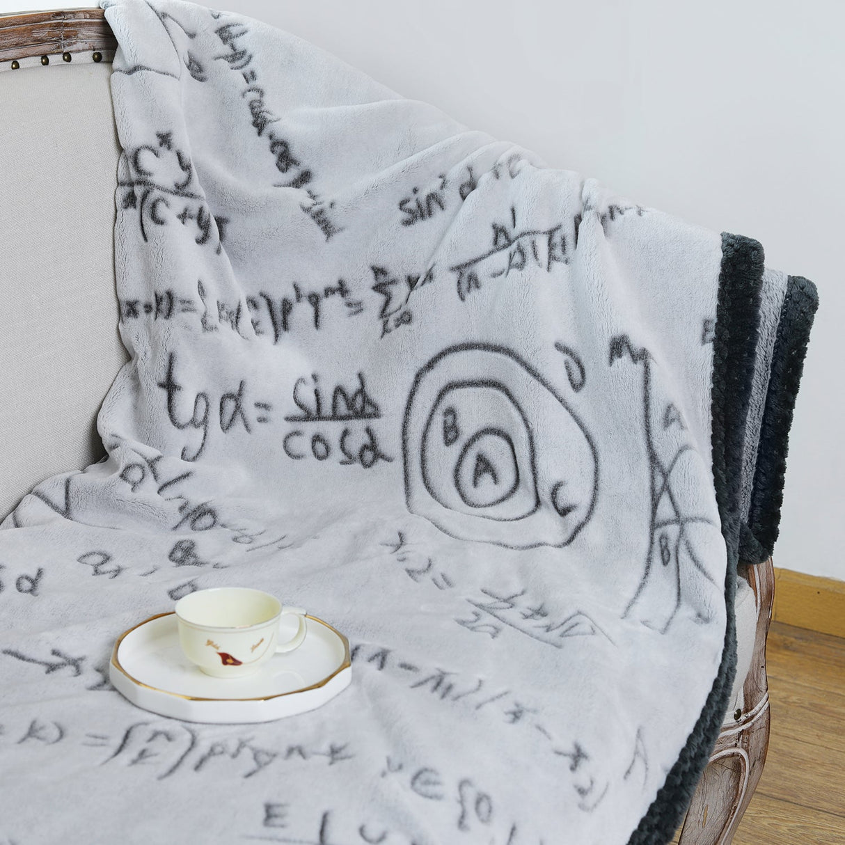 Blue Formula Flannel Blanket