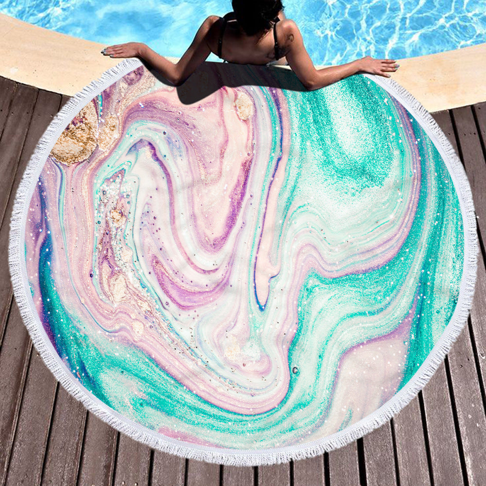 Sandbar Sandproof Round Beach Towels