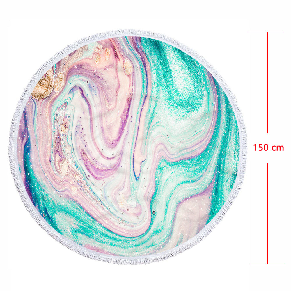 Sandbar Sandproof Round Beach Towels