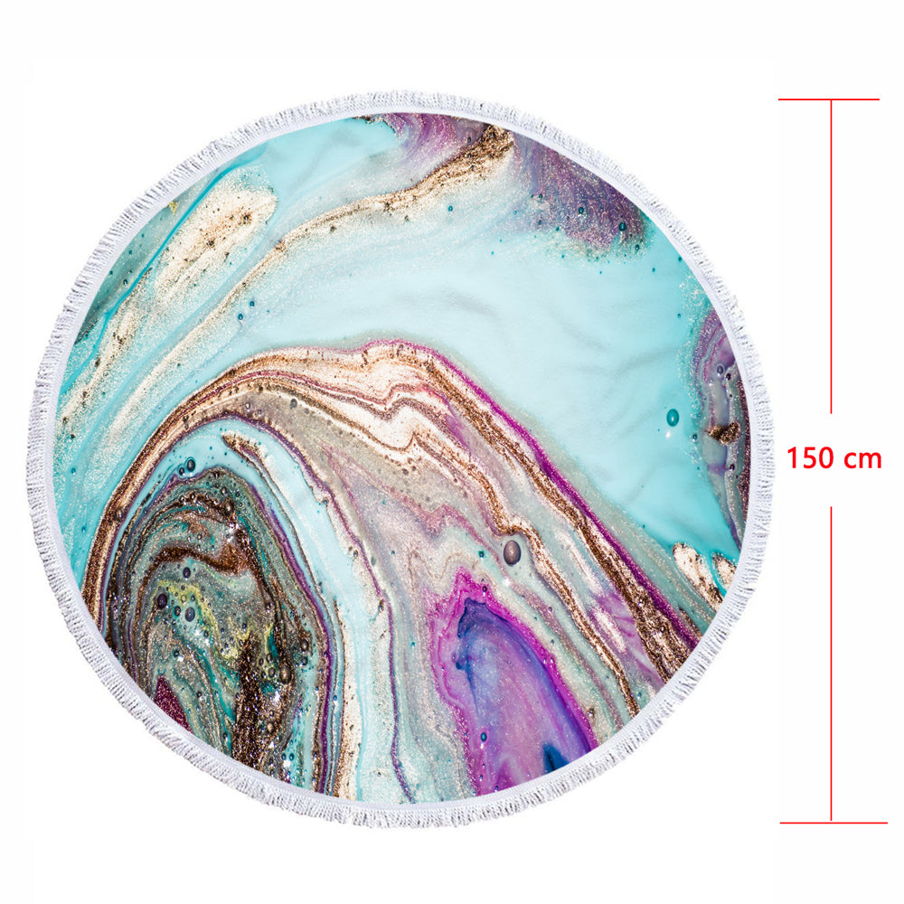 Sandbar Sandproof Round Beach Towels