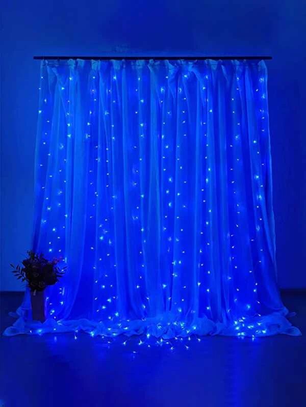 Curtain Decorative String Light With 300pcs Bulb For Remote Control