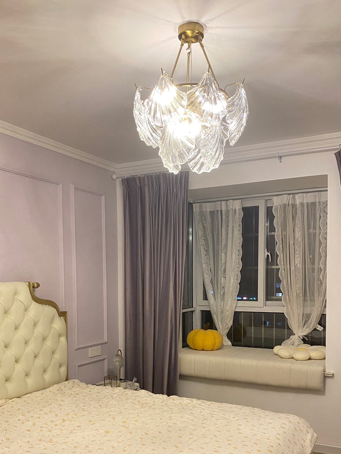 Ribbed Shell Ceiling light