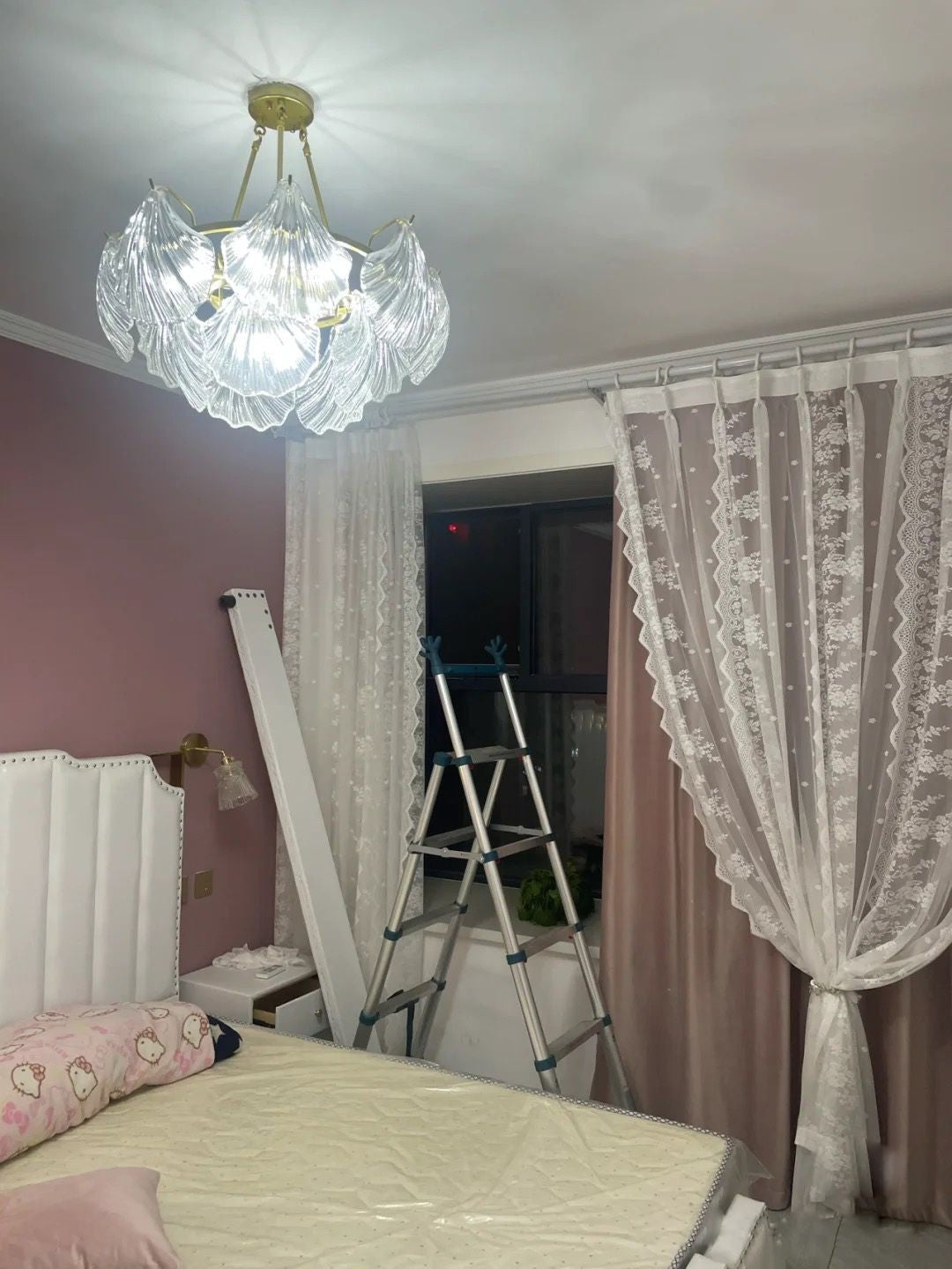 Ribbed Shell Ceiling light