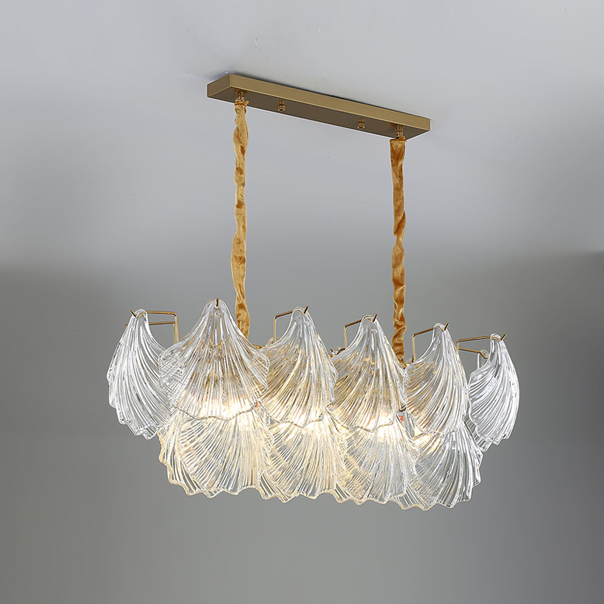 Ribbed Shell Ceiling light