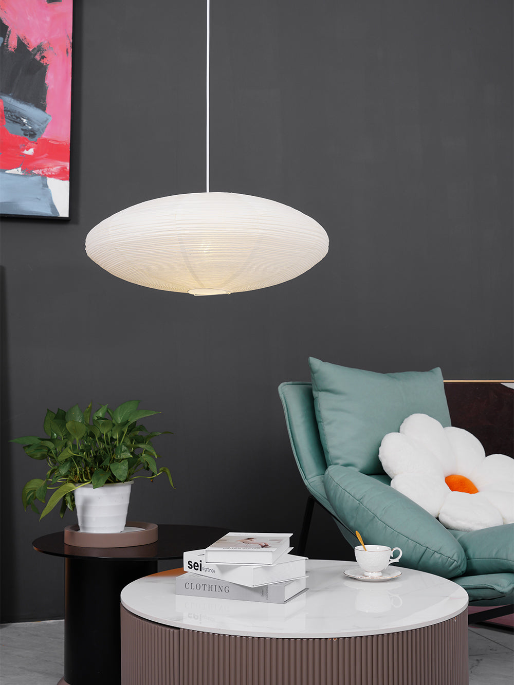 Rice Paper 15A Pendant Light