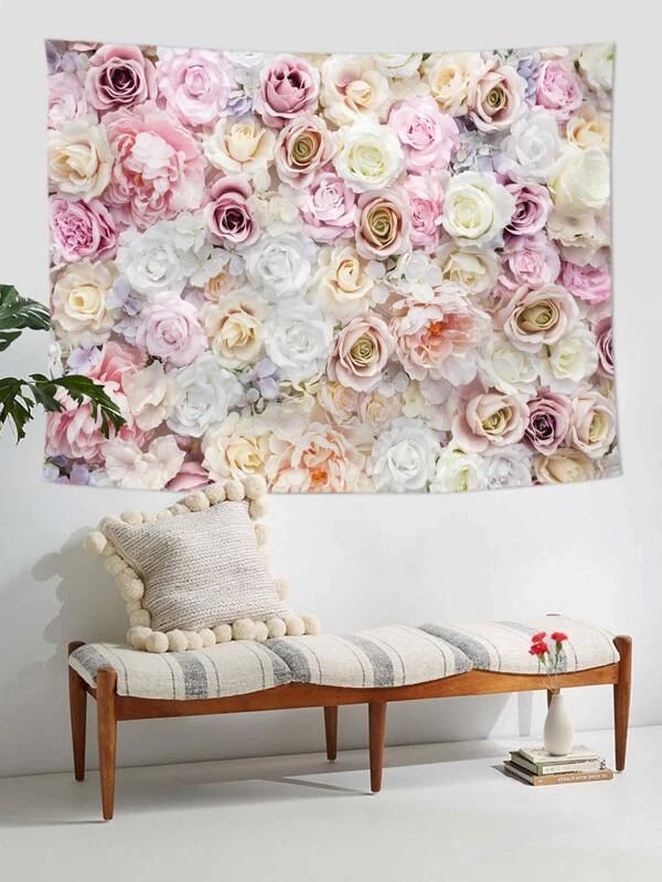 Rose Pattern Tapestry