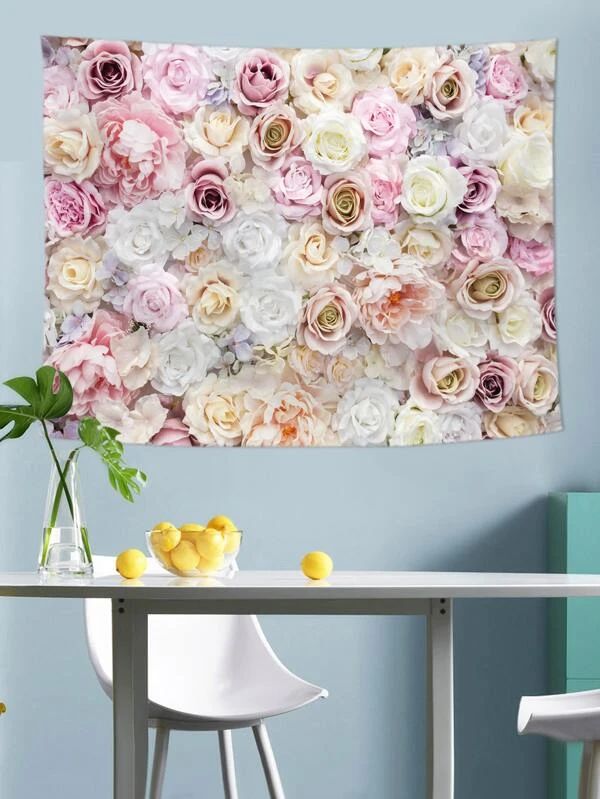 Rose Pattern Tapestry