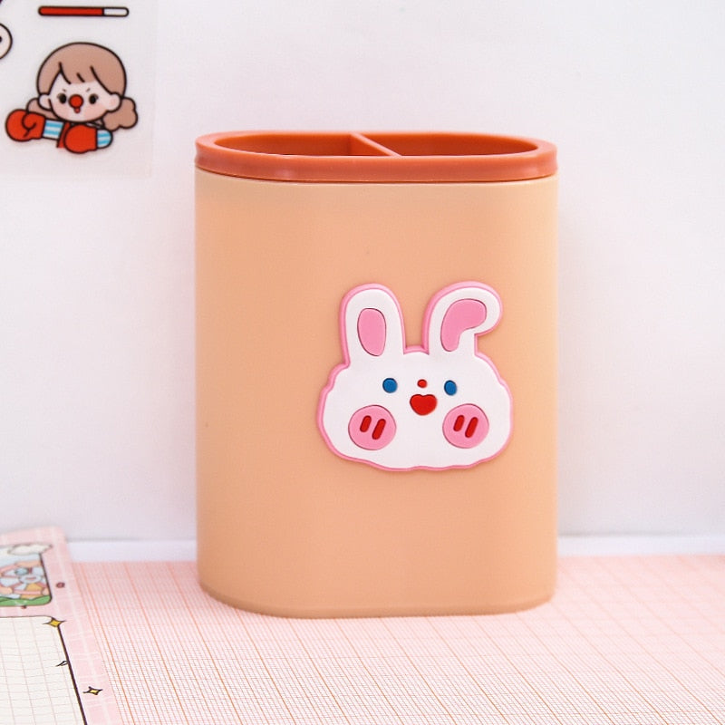Kawaii Cartoon Pen Holder