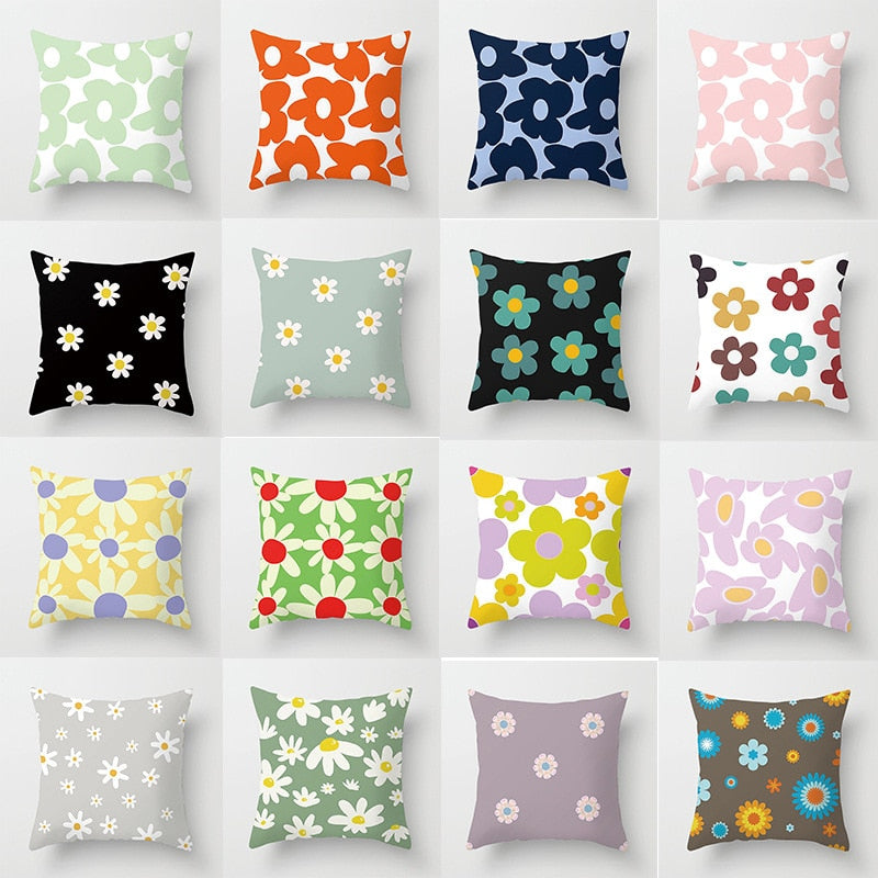 Summer Daisy Pillow Cases