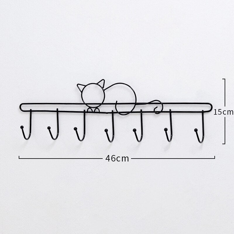 Cat Wall Hook Hanger