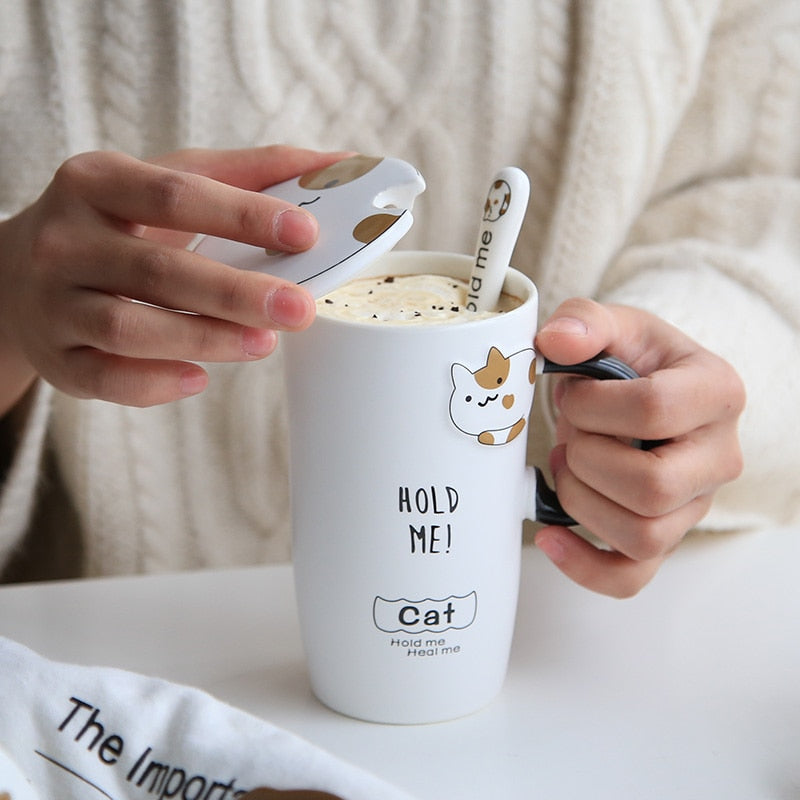 Couple Cat Ceramic Cup
