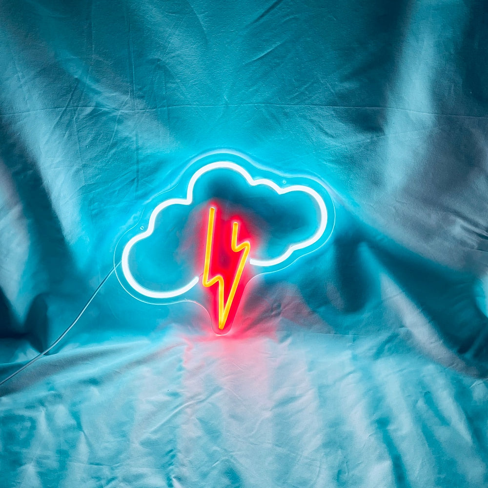 Storm Cloud Neon Sign