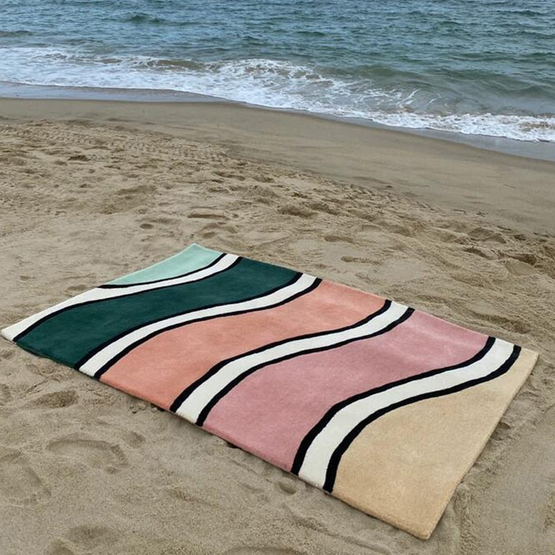 Indie Irregular Rainbow Rug