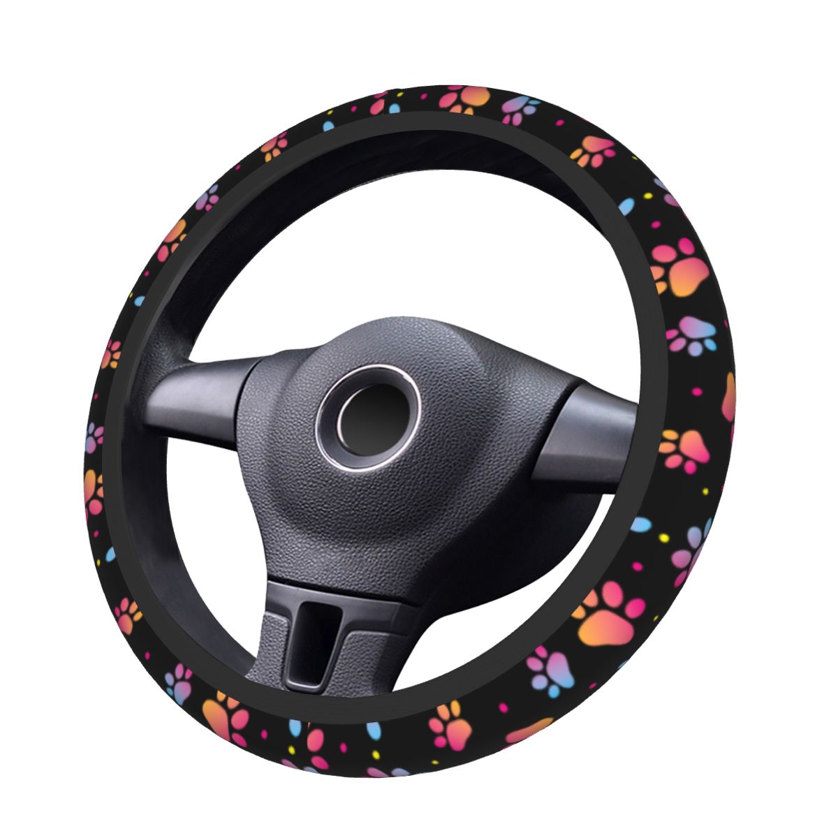 Cute Paw Car Steering Wheel Cover