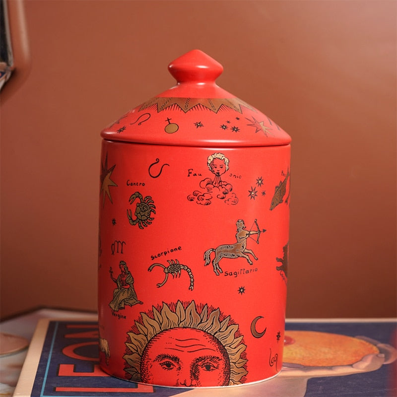 Sun & Moon Golden Sun Candle Holder