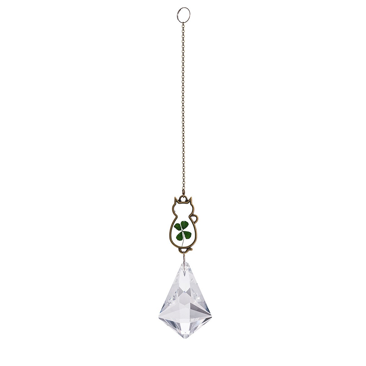 Crystal Cat Sun Catcher